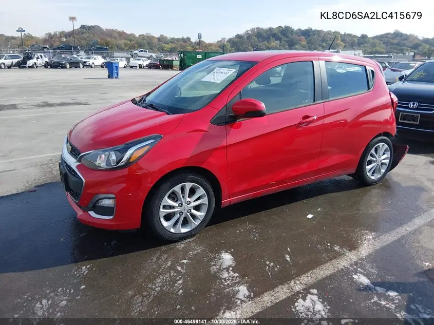 2020 CHEVROLET SPARK VIN KL8CD6SA2LC415679 — фото 2