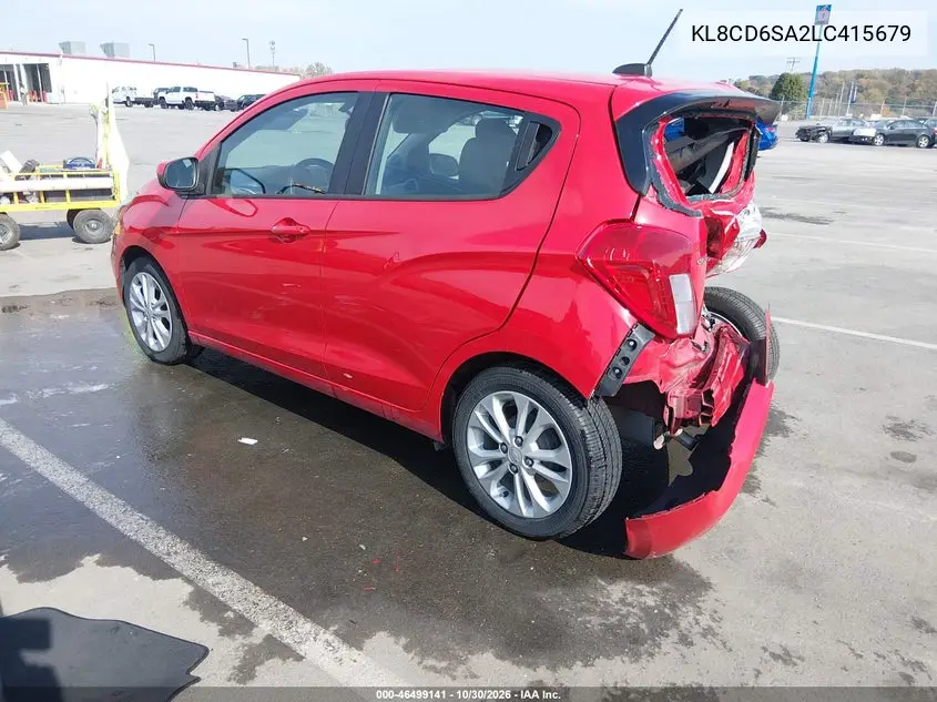 2020 CHEVROLET SPARK VIN KL8CD6SA2LC415679 — фото 3