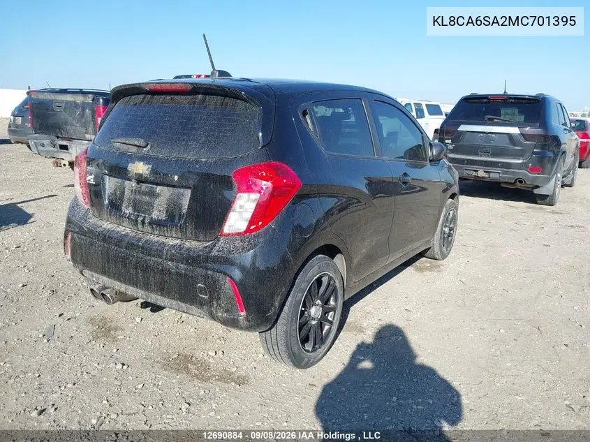 2021 CHEVROLET SPARK VIN KL8CA6SA2MC701395 — фото 4
