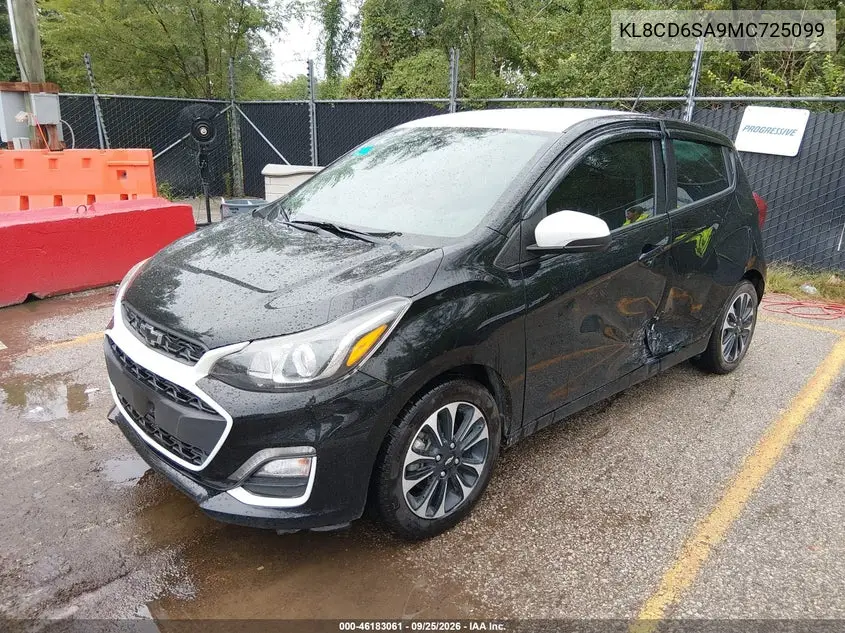2021 CHEVROLET SPARK VIN KL8CD6SA9MC725099 — фото 2