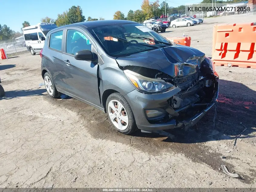 CHEVROLET SPARK 2021, VIN KL8CB6SAXMC712058