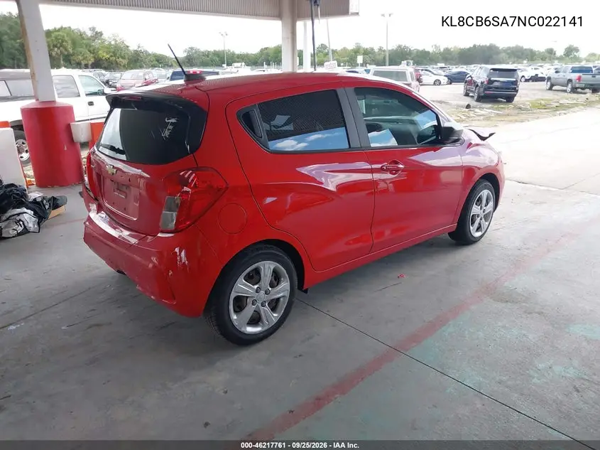 2022 CHEVROLET SPARK VIN KL8CB6SA7NC022141 — фото 4