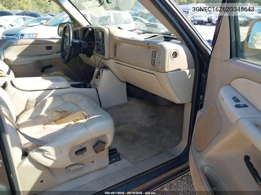 2002 CHEVROLET SUBURBAN VIN 3GNEC16Z62G348643 — фото 5