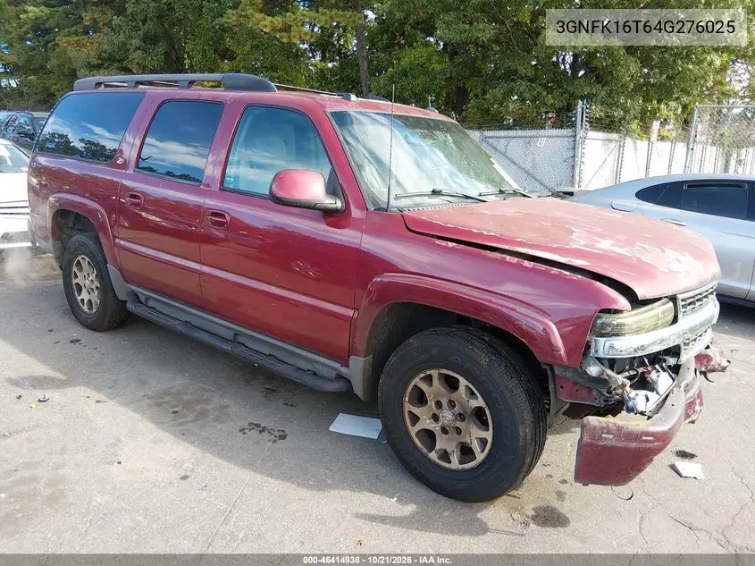 CHEVROLET SUBURBAN 2004, VIN 3GNFK16T64G276025