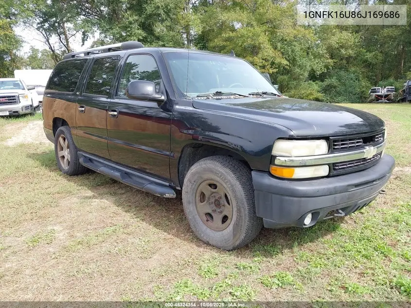 CHEVROLET SUBURBAN 2006, VIN 1GNFK16U86J169686