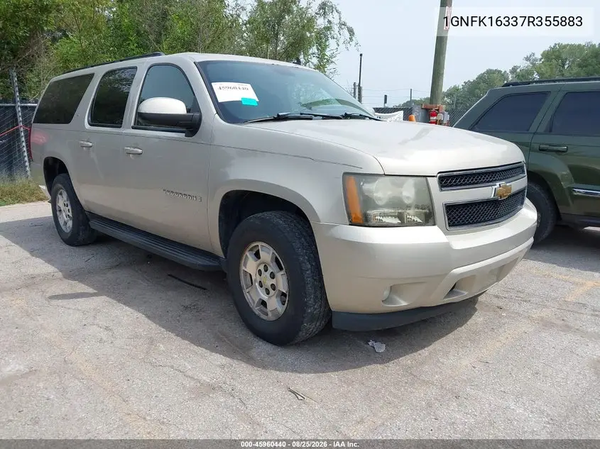 CHEVROLET SUBURBAN 2007, VIN 1GNFK16337R355883
