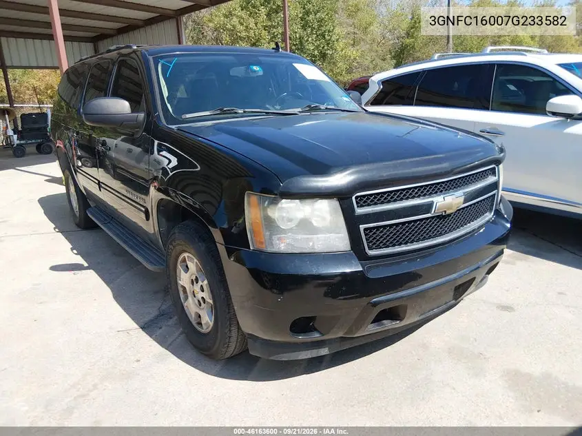 CHEVROLET SUBURBAN 2007, VIN 3GNFC16007G233582