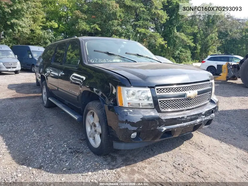 CHEVROLET SUBURBAN 2007, VIN 3GNFC160X7G293093