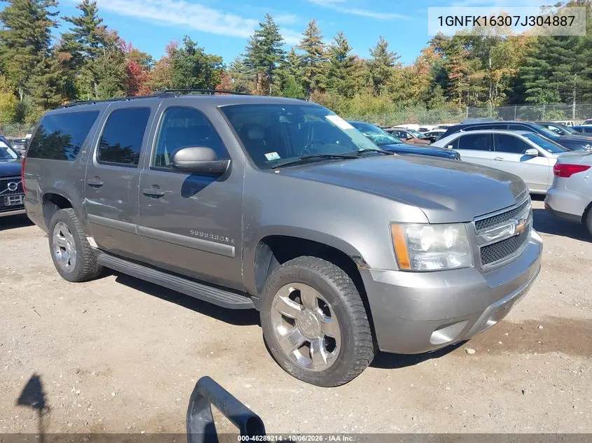 CHEVROLET SUBURBAN 2007, VIN 1GNFK16307J304887