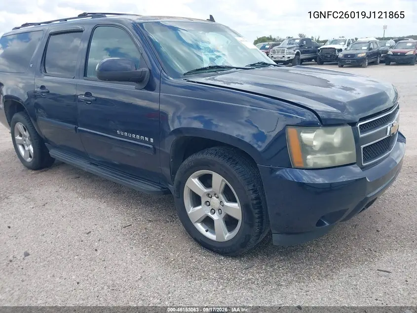CHEVROLET SUBURBAN 2009, VIN 1GNFC26019J121865