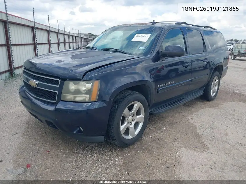 2009 CHEVROLET SUBURBAN VIN 1GNFC26019J121865 — фото 2