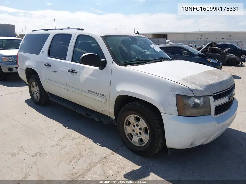 CHEVROLET SUBURBAN 2009, VIN 1GNFC16099R175331