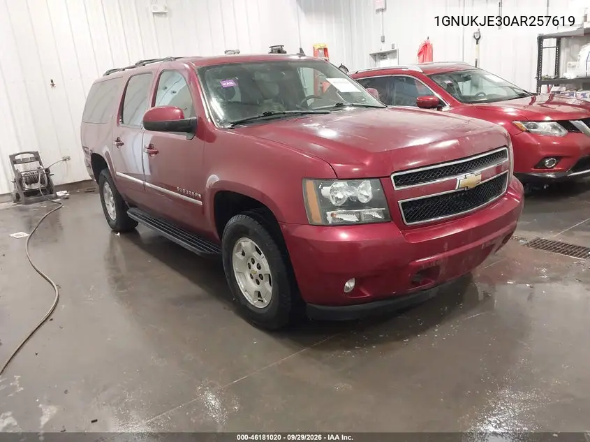 CHEVROLET SUBURBAN 2010, VIN 1GNUKJE30AR257619