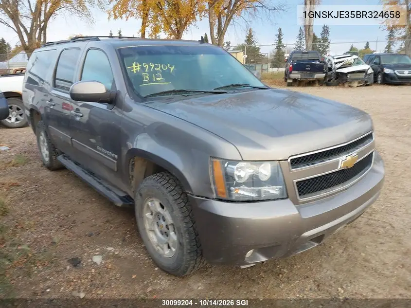 CHEVROLET SUBURBAN 2011, VIN 1GNSKJE35BR324658