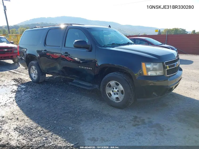 CHEVROLET SUBURBAN 2011, VIN 1GNSKJE31BR330280