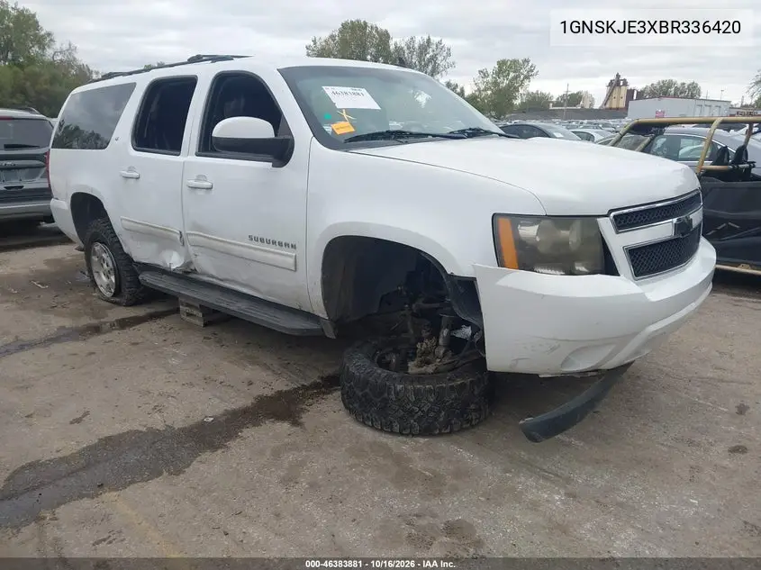 CHEVROLET SUBURBAN 2011, VIN 1GNSKJE3XBR336420