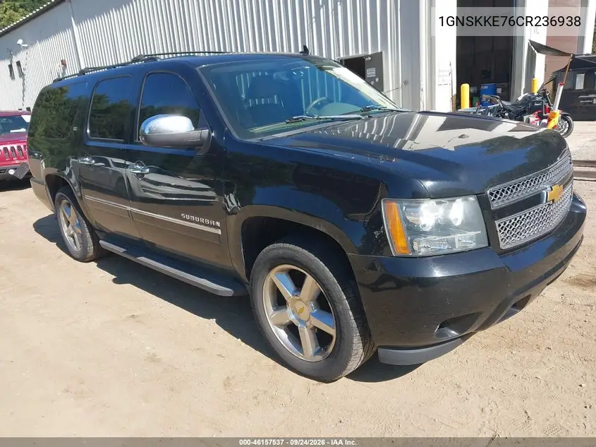 CHEVROLET SUBURBAN 2012, VIN 1GNSKKE76CR236938