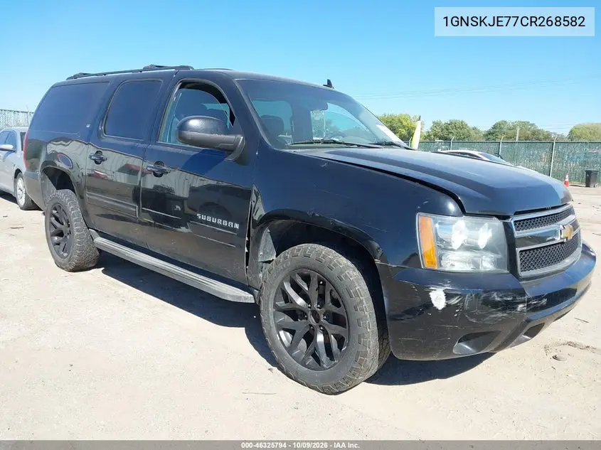 CHEVROLET SUBURBAN 2012, VIN 1GNSKJE77CR268582