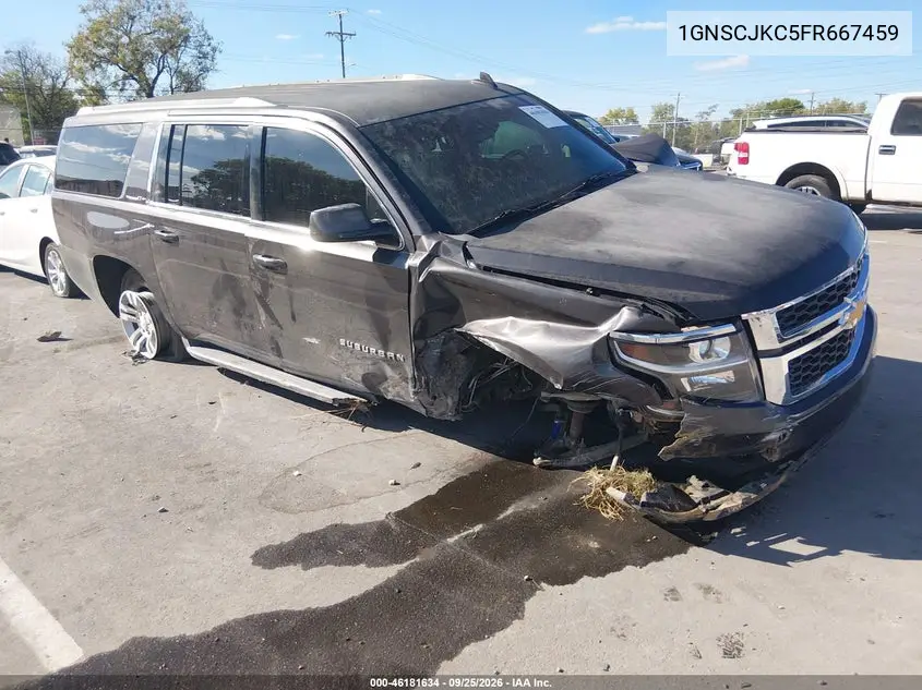 CHEVROLET SUBURBAN 2015, VIN 1GNSCJKC5FR667459