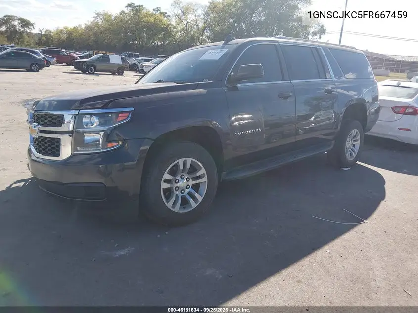 2015 CHEVROLET SUBURBAN VIN 1GNSCJKC5FR667459 — фото 2