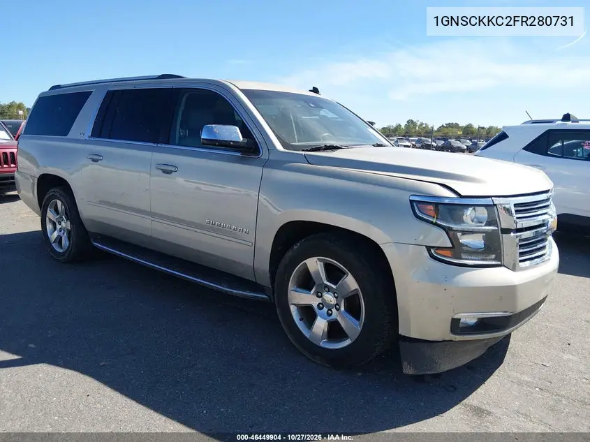 CHEVROLET SUBURBAN 2015, VIN 1GNSCKKC2FR280731