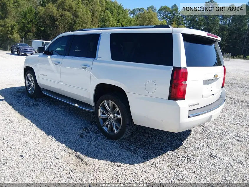 2016 CHEVROLET SUBURBAN VIN 1GNSCJKC1GR178994 — фото 3