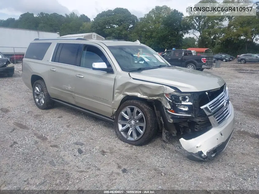 CHEVROLET SUBURBAN 2016, VIN 1GNSCJKC6GR410957