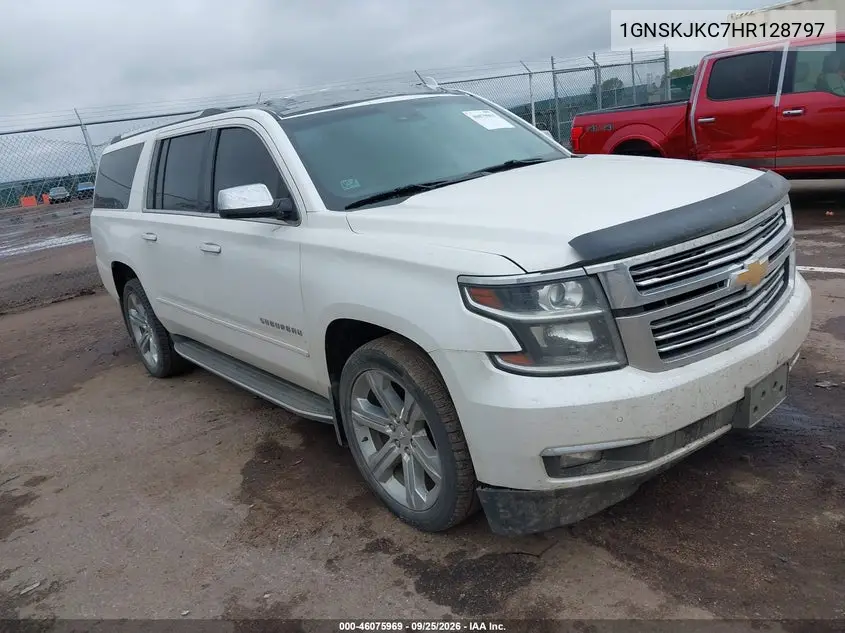 CHEVROLET SUBURBAN 2017, VIN 1GNSKJKC7HR128797