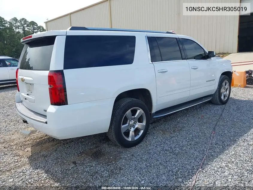 2017 CHEVROLET SUBURBAN VIN 1GNSCJKC5HR305019 — фото 4