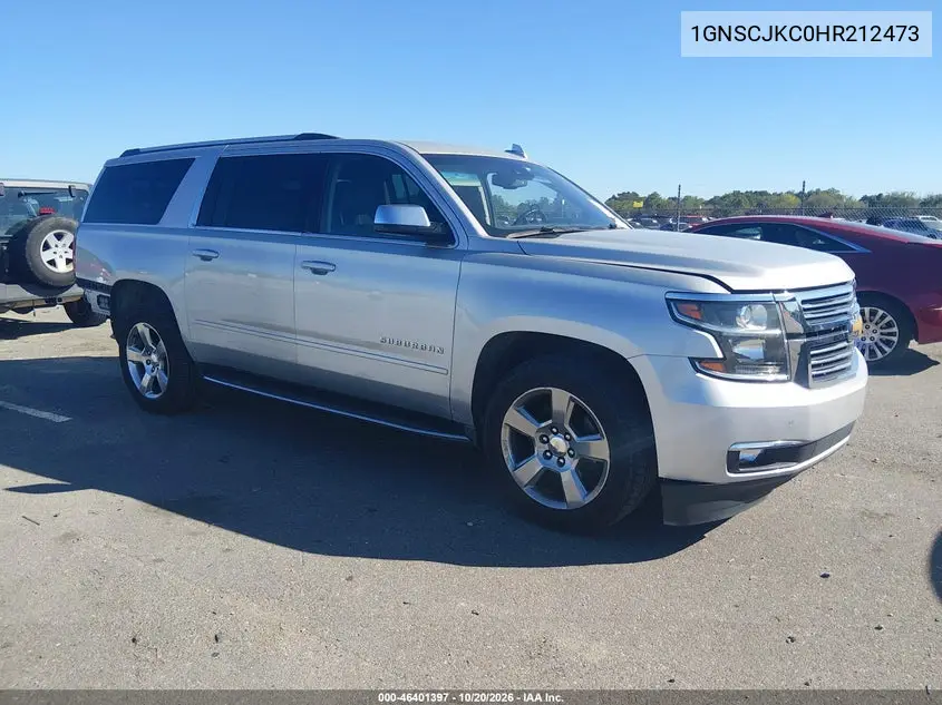 CHEVROLET SUBURBAN 2017, VIN 1GNSCJKC0HR212473