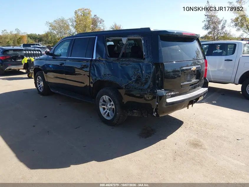 2018 CHEVROLET SUBURBAN VIN 1GNSKHKC3JR178952 — фото 3