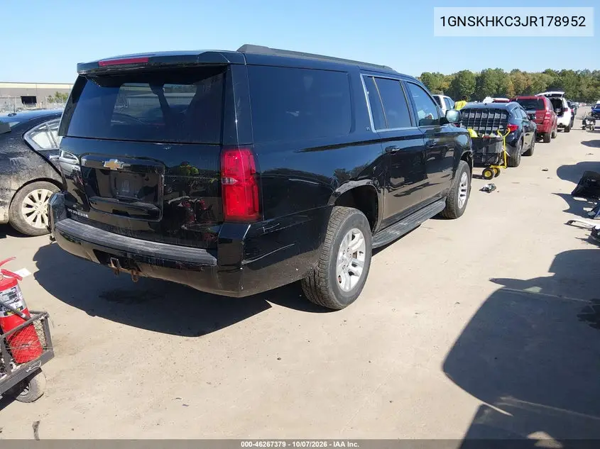 2018 CHEVROLET SUBURBAN VIN 1GNSKHKC3JR178952 — фото 4