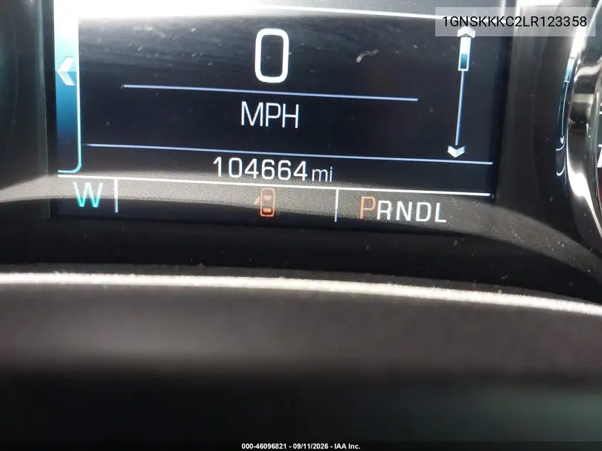 2020 CHEVROLET SUBURBAN VIN 1GNSKKKC2LR123358 — фото 19