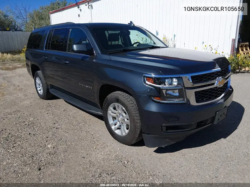 CHEVROLET SUBURBAN 2020, VIN 1GNSKGKC0LR105650