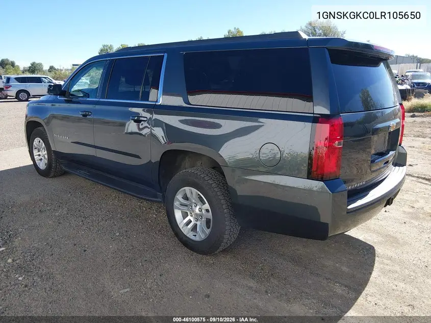 2020 CHEVROLET SUBURBAN VIN 1GNSKGKC0LR105650 — фото 3