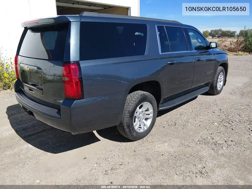 2020 CHEVROLET SUBURBAN VIN 1GNSKGKC0LR105650 — фото 4