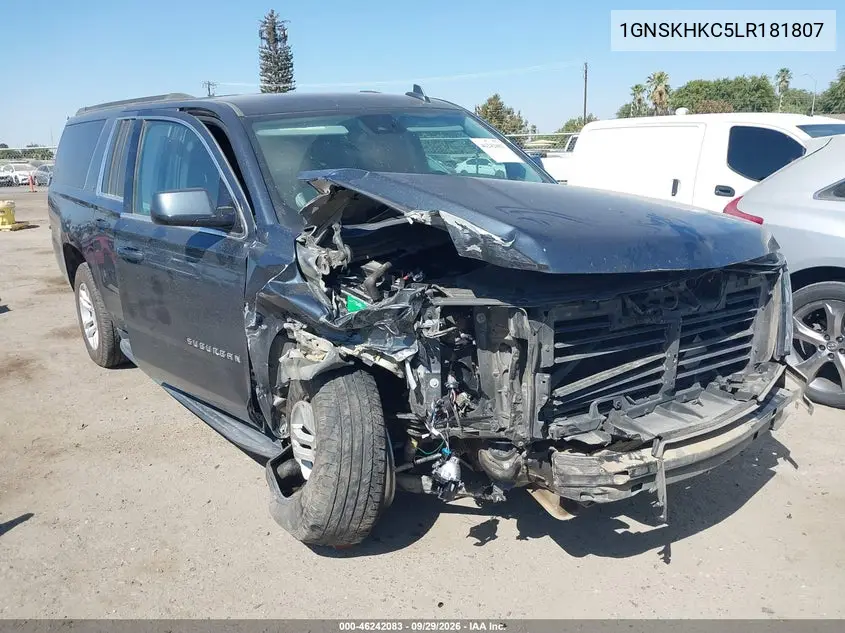 CHEVROLET SUBURBAN 2020, VIN 1GNSKHKC5LR181807