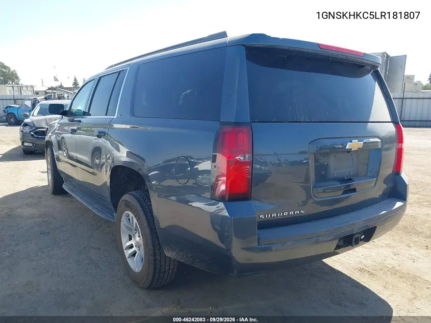 2020 CHEVROLET SUBURBAN VIN 1GNSKHKC5LR181807 — фото 3