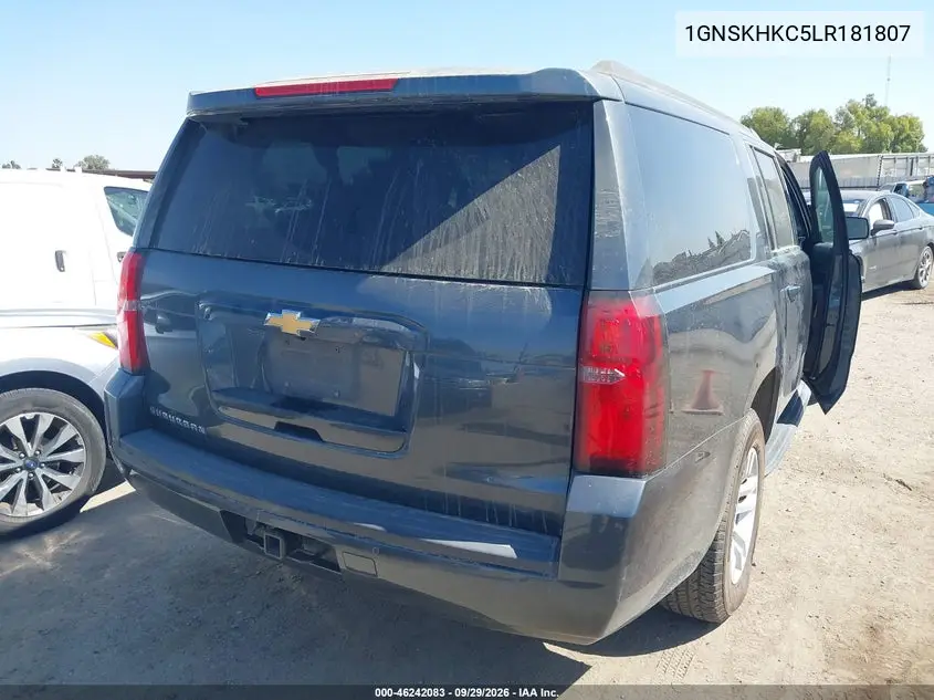 2020 CHEVROLET SUBURBAN VIN 1GNSKHKC5LR181807 — фото 4