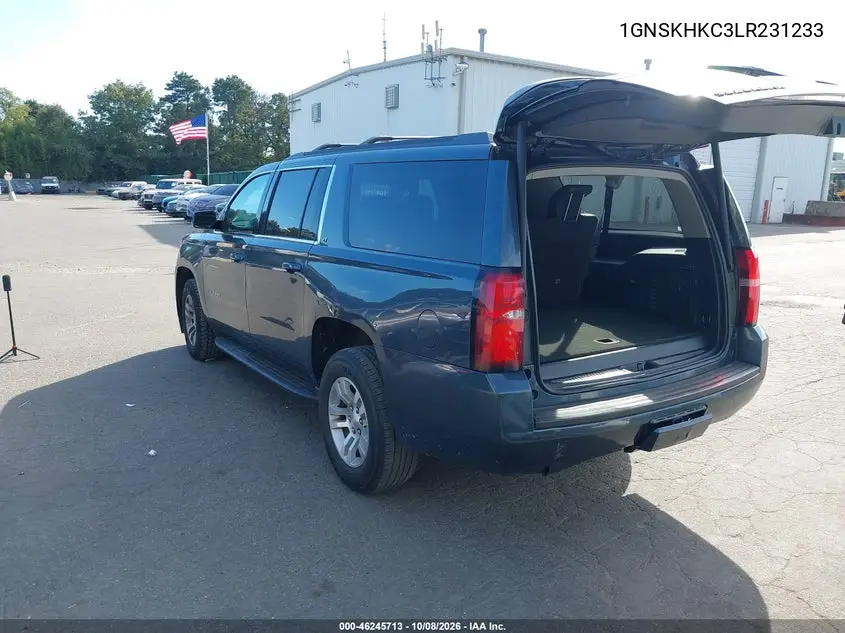 2020 CHEVROLET SUBURBAN VIN 1GNSKHKC3LR231233 — фото 3