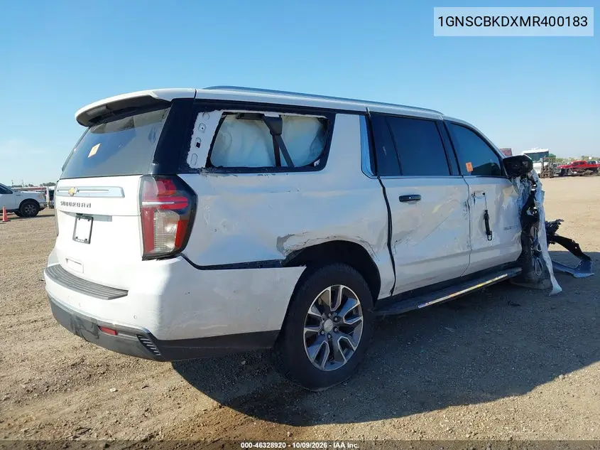 2021 CHEVROLET SUBURBAN VIN 1GNSCBKDXMR400183 — фото 4