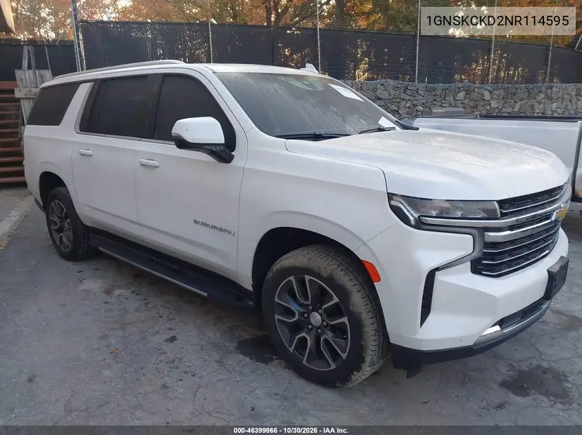 CHEVROLET SUBURBAN 2022, VIN 1GNSKCKD2NR114595