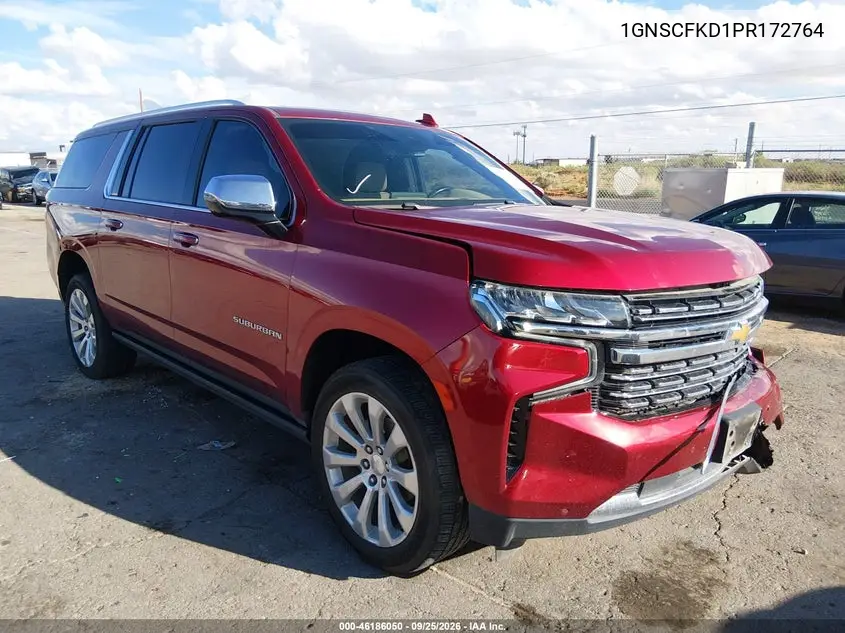 CHEVROLET SUBURBAN 2023, VIN 1GNSCFKD1PR172764