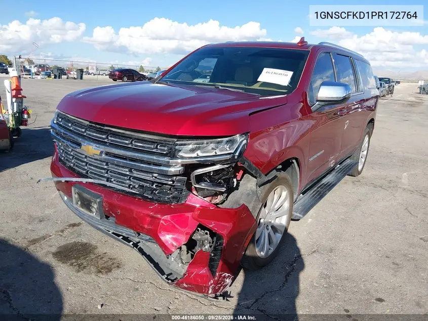 2023 CHEVROLET SUBURBAN VIN 1GNSCFKD1PR172764 — фото 2