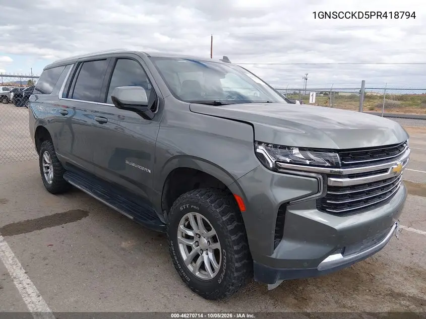 CHEVROLET SUBURBAN 2023, VIN 1GNSCCKD5PR418794