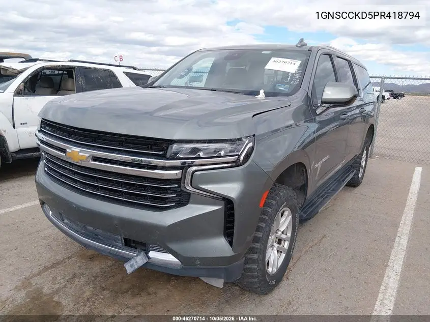 2023 CHEVROLET SUBURBAN VIN 1GNSCCKD5PR418794 — фото 2
