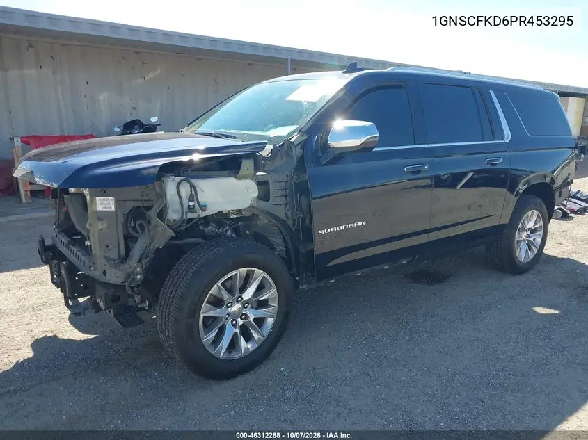 2023 CHEVROLET SUBURBAN VIN 1GNSCFKD6PR453295 — фото 2