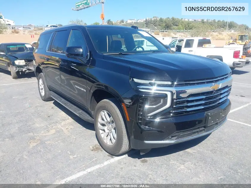 CHEVROLET SUBURBAN 2025, VIN 1GNS5CRD0SR267629