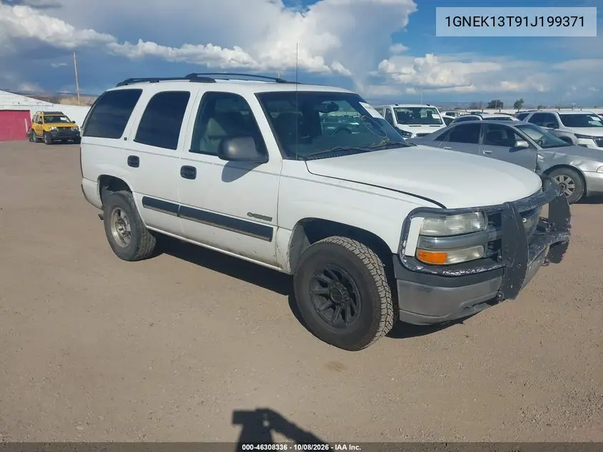 CHEVROLET TAHOE 2001, VIN 1GNEK13T91J199371