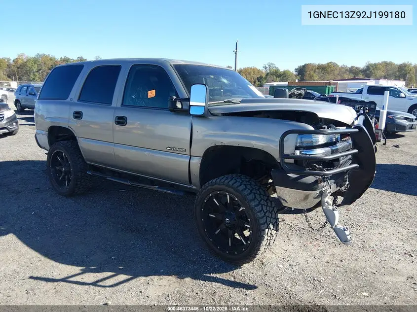 CHEVROLET TAHOE 2002, VIN 1GNEC13Z92J199180